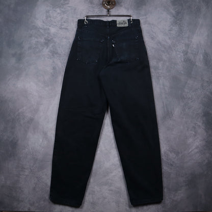 90s Faded Black Levi's SilverTab Baggy Jeans 5066