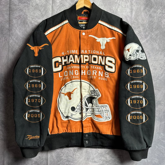 2005 Black Texas 4 Time National Champions Nascar Jacket 4623