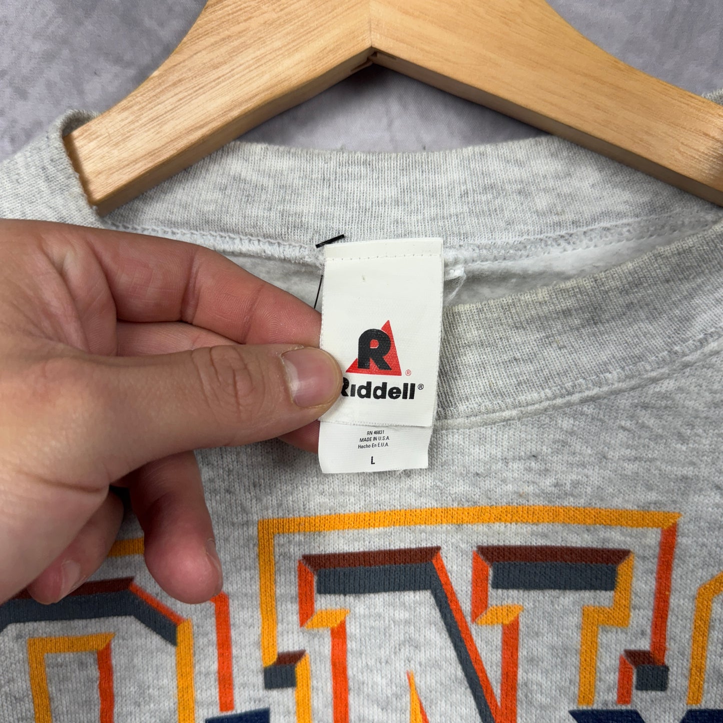 90s Grey Denver Broncos Crewneck Sweatshirt 4104