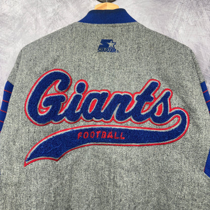 90s Grey New York Giants Wool Starter Jacket 4059