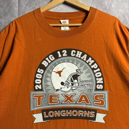 2005 Orange Texas Longhorns Big 12 Champions Shirt 4507