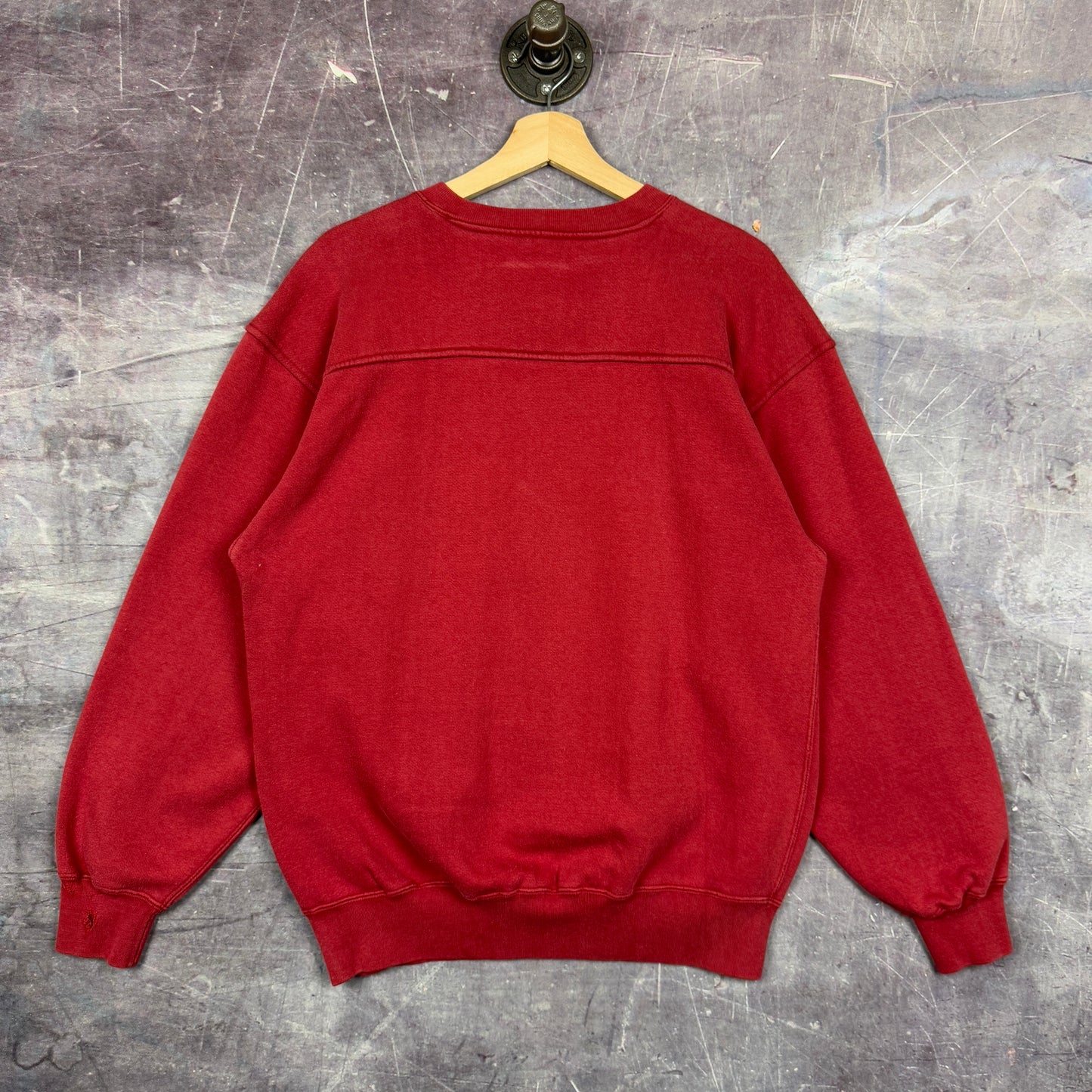 90s Red Universiry of Northern Iowa Cedar Falls Graphic Crewneck Sweatshirt M 1200