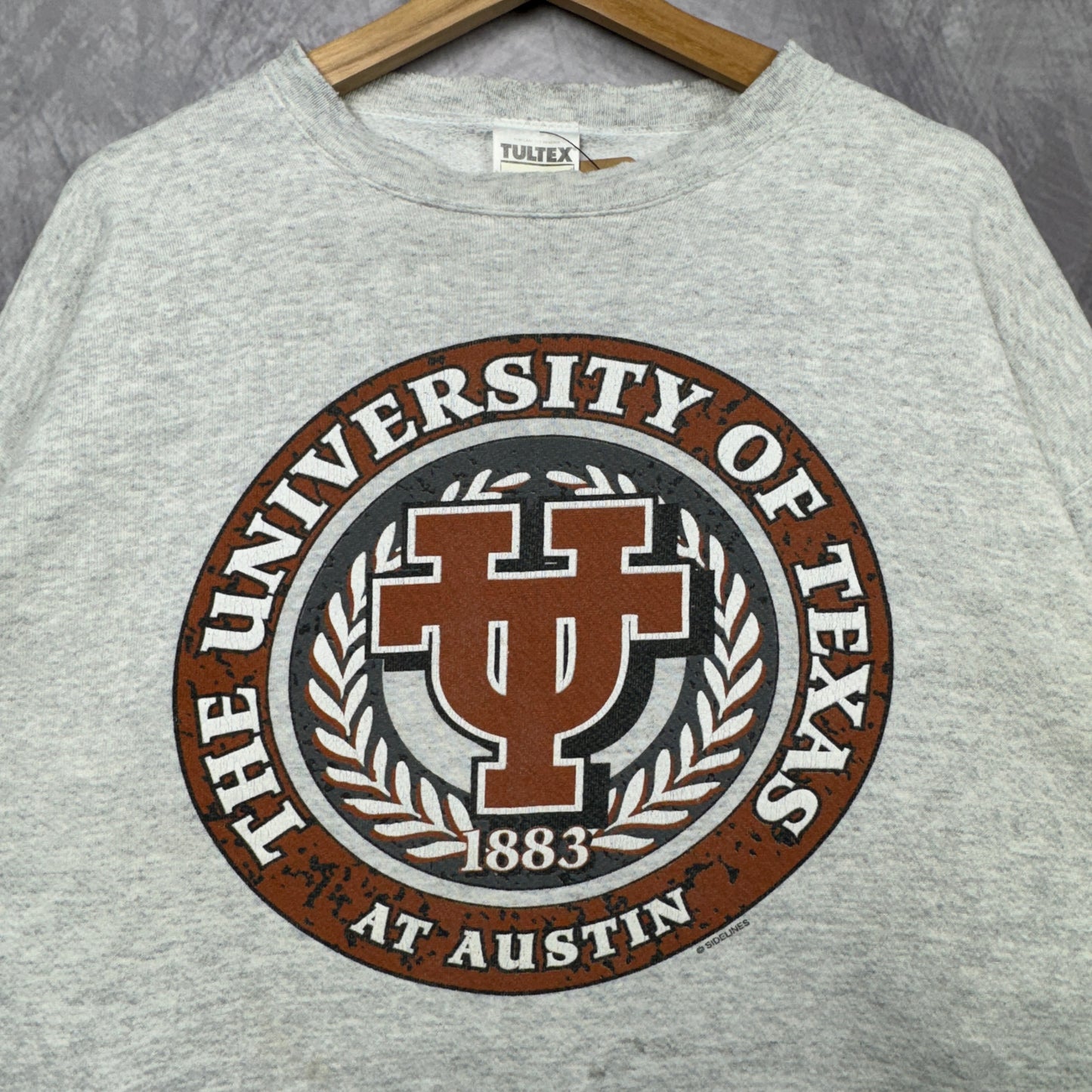 90s Grey Texas Longhorns Crewneck Sweatshirt 4354