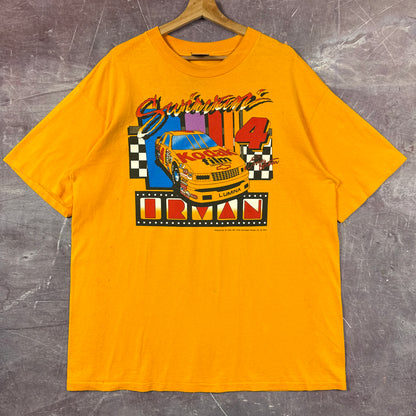 90s Yellow Kodak Nascar Shirt 3258
