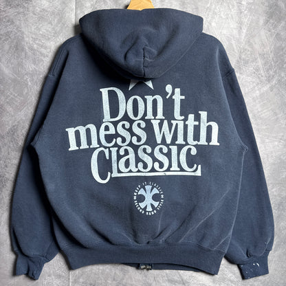 Blue Don’t Mess With Classic Texas Longhorns Zip Hoodie 4407