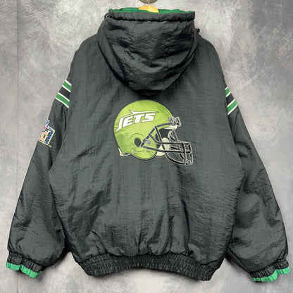90s Black New York Jets Pro Player Jacket 4070
