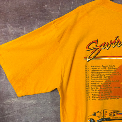 90s Yellow Kodak Nascar Shirt 3258