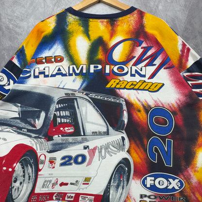 90s Multicolor BMW All Over Print Shirt 4073