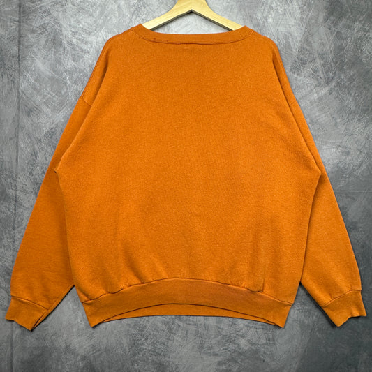 90s Orange Texas Longhorns Crewneck Sweatshirt 4384