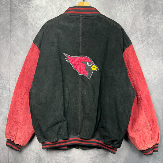 00s Black Arizona Cardinals Varsity Jacket 4096