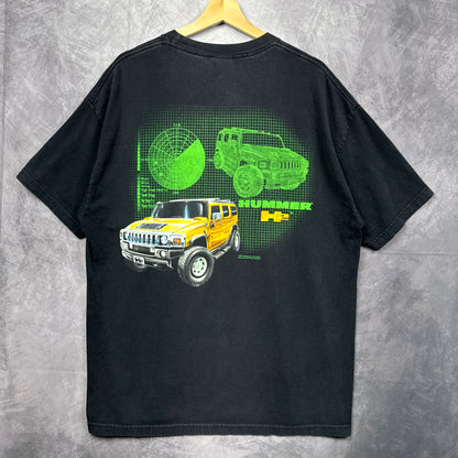 00s Black H2 Hummer Shirt 3847