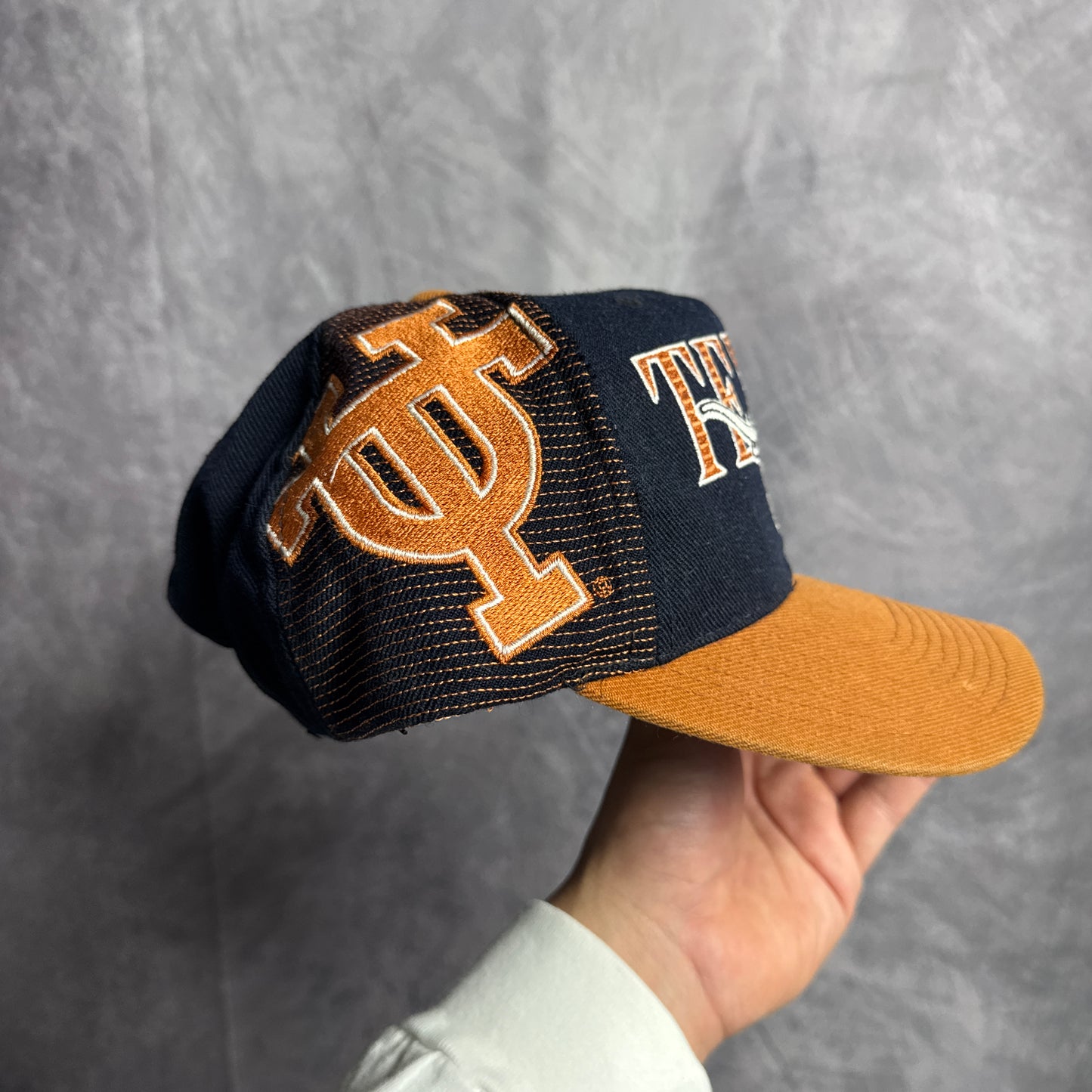 90s Texas Longhorns Sports Specialties Laser Snapback Hat 4625