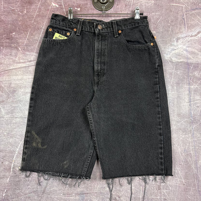 90s Black Levi's 512 Denim Shorts 29x10 2739