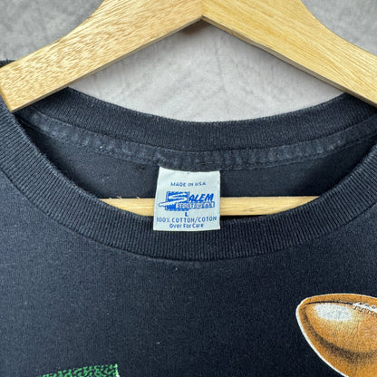 1992 Black Houston Oilers Shirt 4228