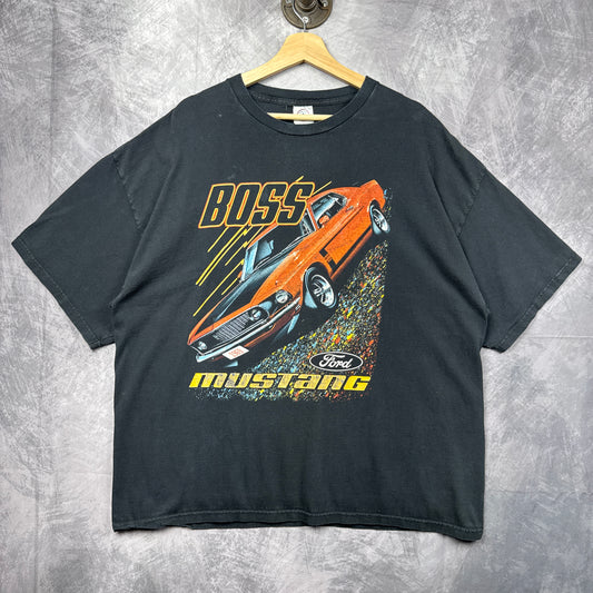 00s Black Ford Mustang Boss Shirt 3849