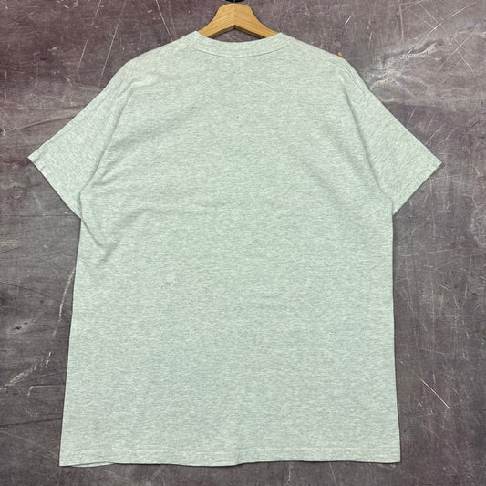 90s Heather Gray Kintyre Farm Scottish Concert Judique Violin Graphic Shirt L 2907