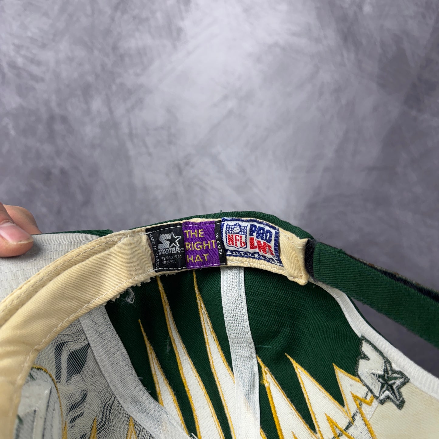 90s Green Bay Packers Starter Shock Wave Hat 4303