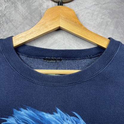 90s Blue Denver Broncos Crewneck Sweatshirt 4128