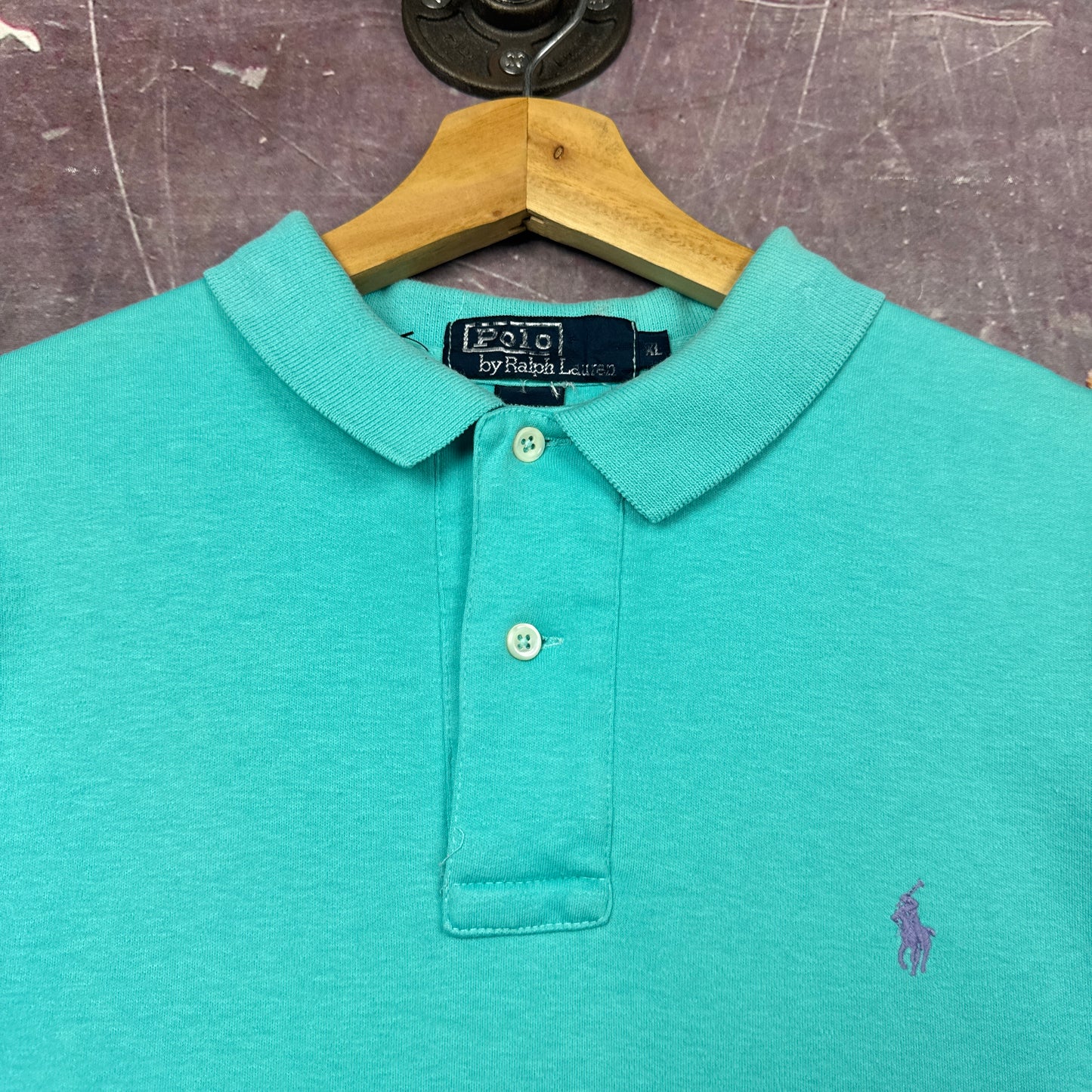 90s Teal Polo Ralph Lauren Shirt 3714