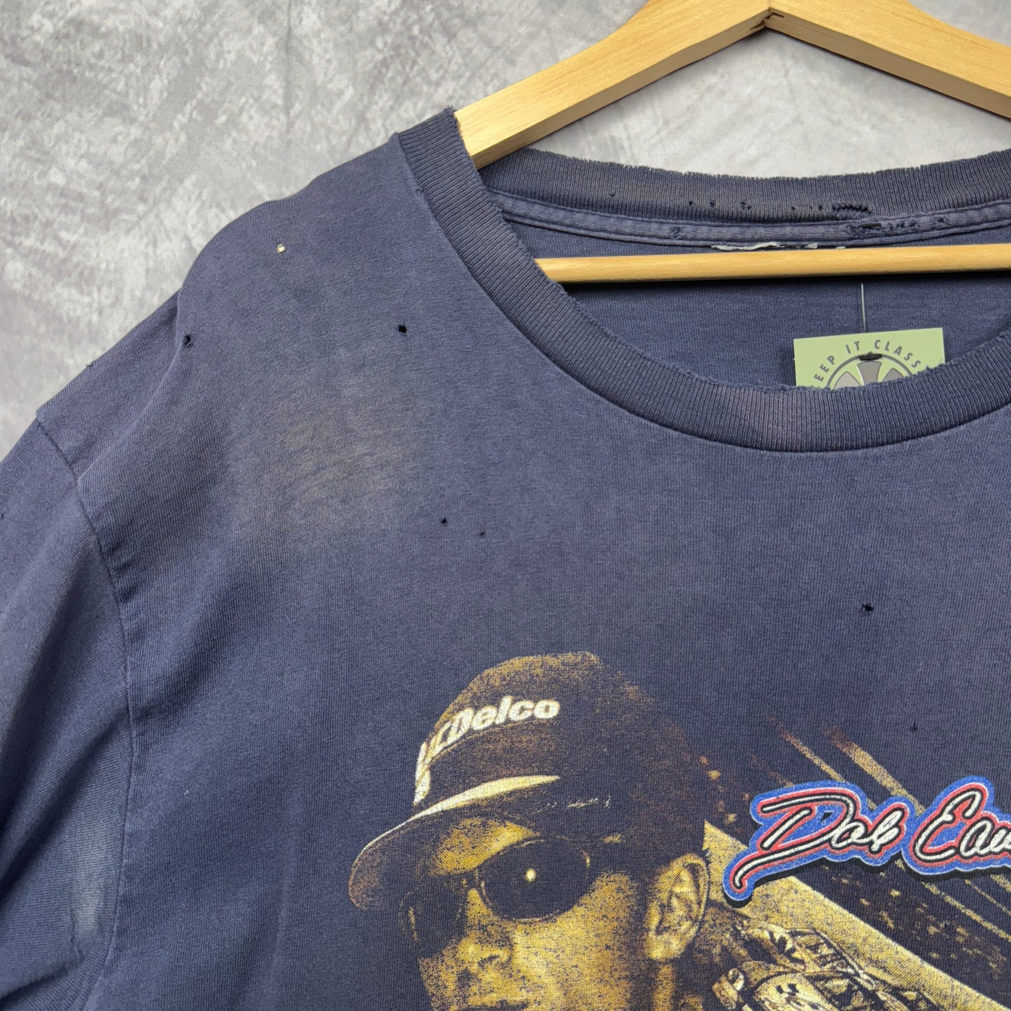 00s Blue Dale Earnhardt Jr Shirt 3976