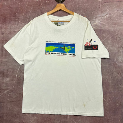 90s White Lucent Technologies Tee 3826