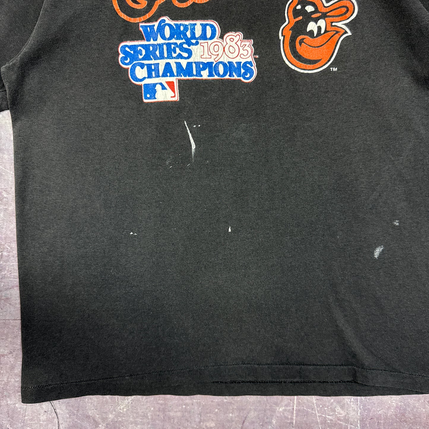 1983 Black Baltimore Orioles Shirt 3331