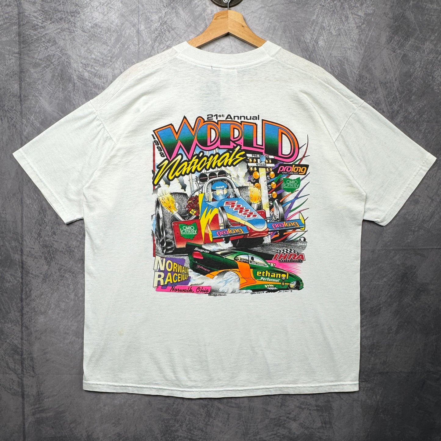 90s White Holley Nationals Shirt 3944