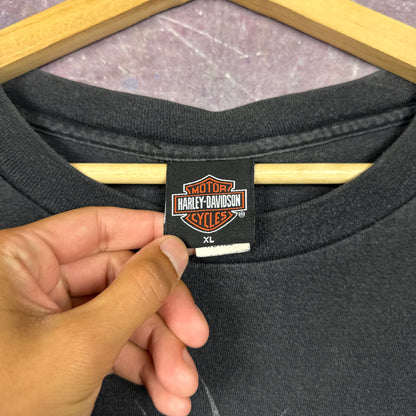 00s Faded Black Harley Davidson Shirt 3152