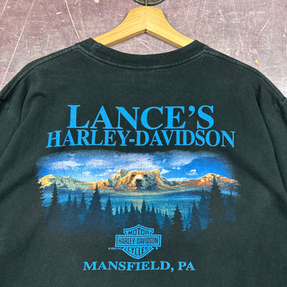 90s Black Harley Davidson Shirt 3173