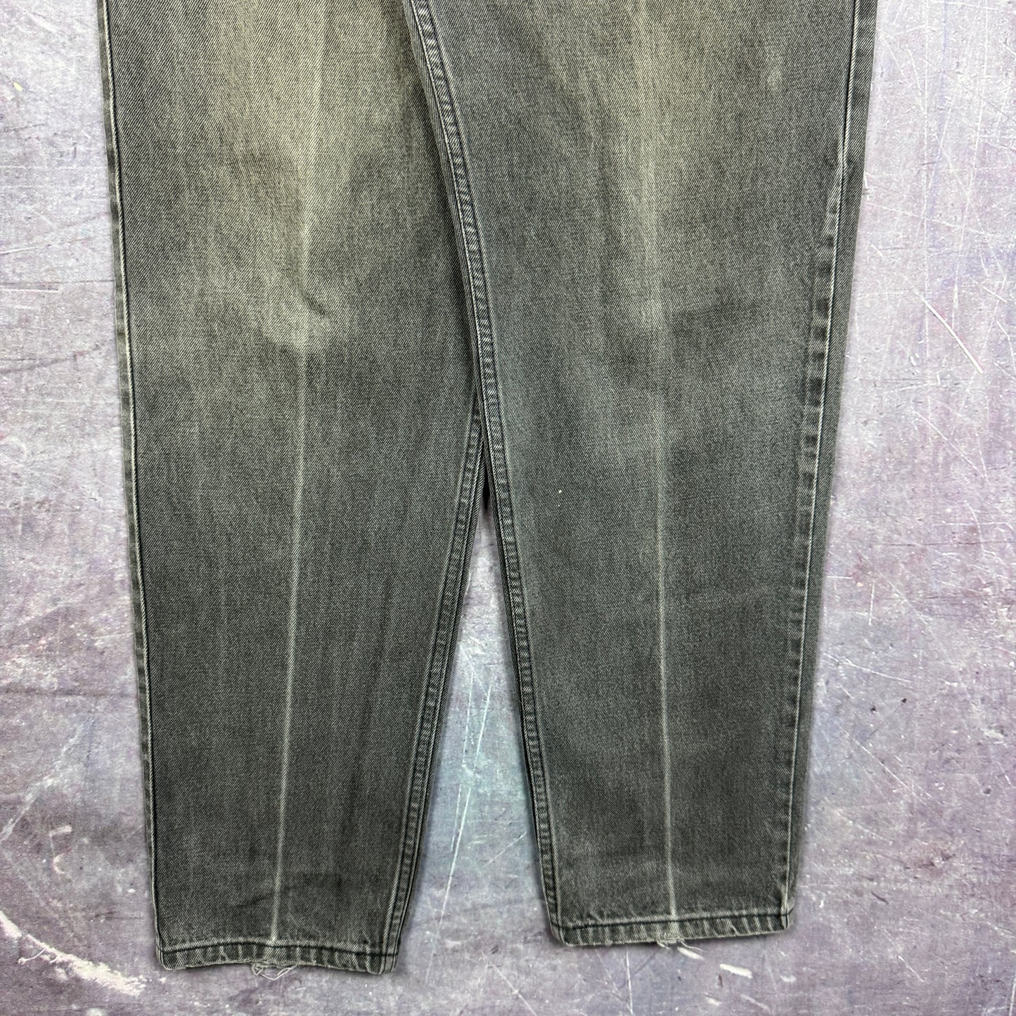 90s Faded Black Levi's 550 Orange Tab Denim Jeans 35x32 2231