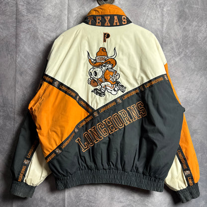 90s Multi Color Texas Longhorns Pro Player Puffer Jacket 4453