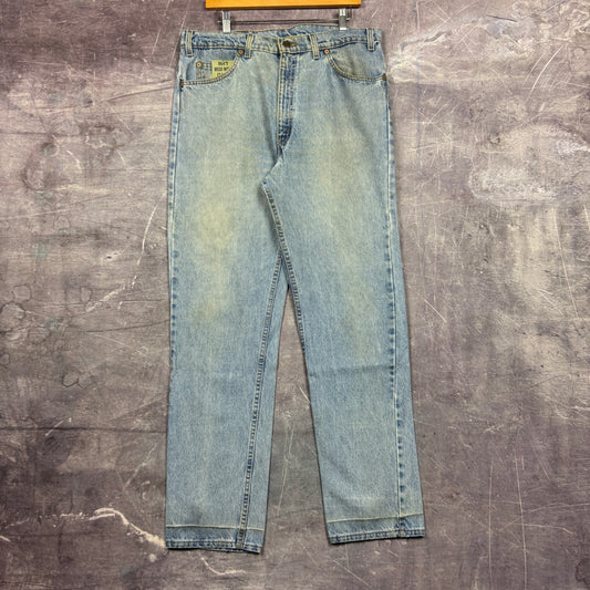 90s Light Wash Levi's 505 Orange Denim Jeans 36x31 0737