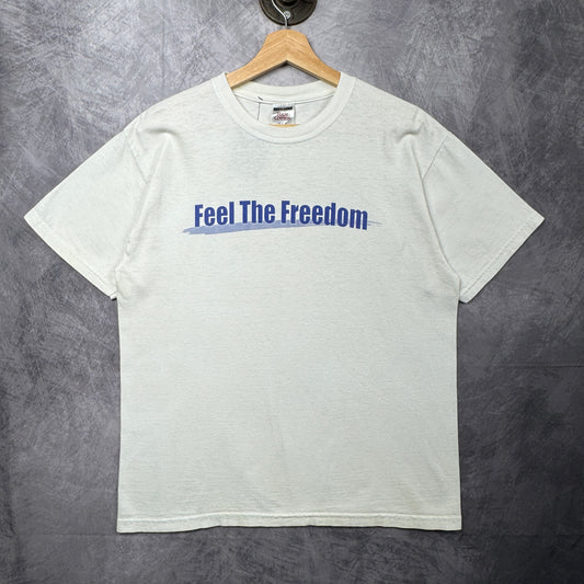 00s White Subaru Feel The Freedom Shirt 3929