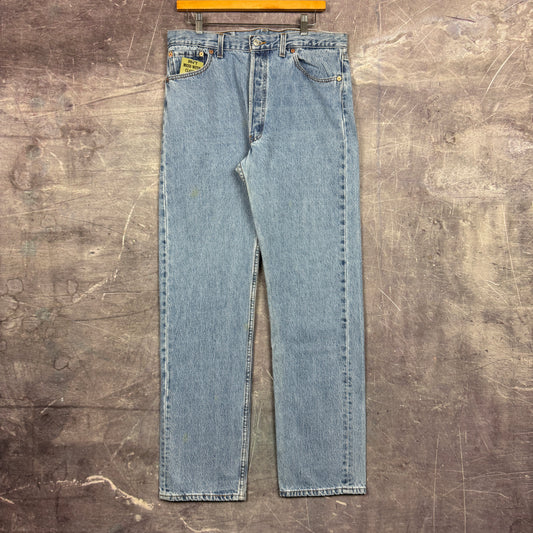 90s Light Wash Levi's 501 Denim Jeans 32x32.5 0656