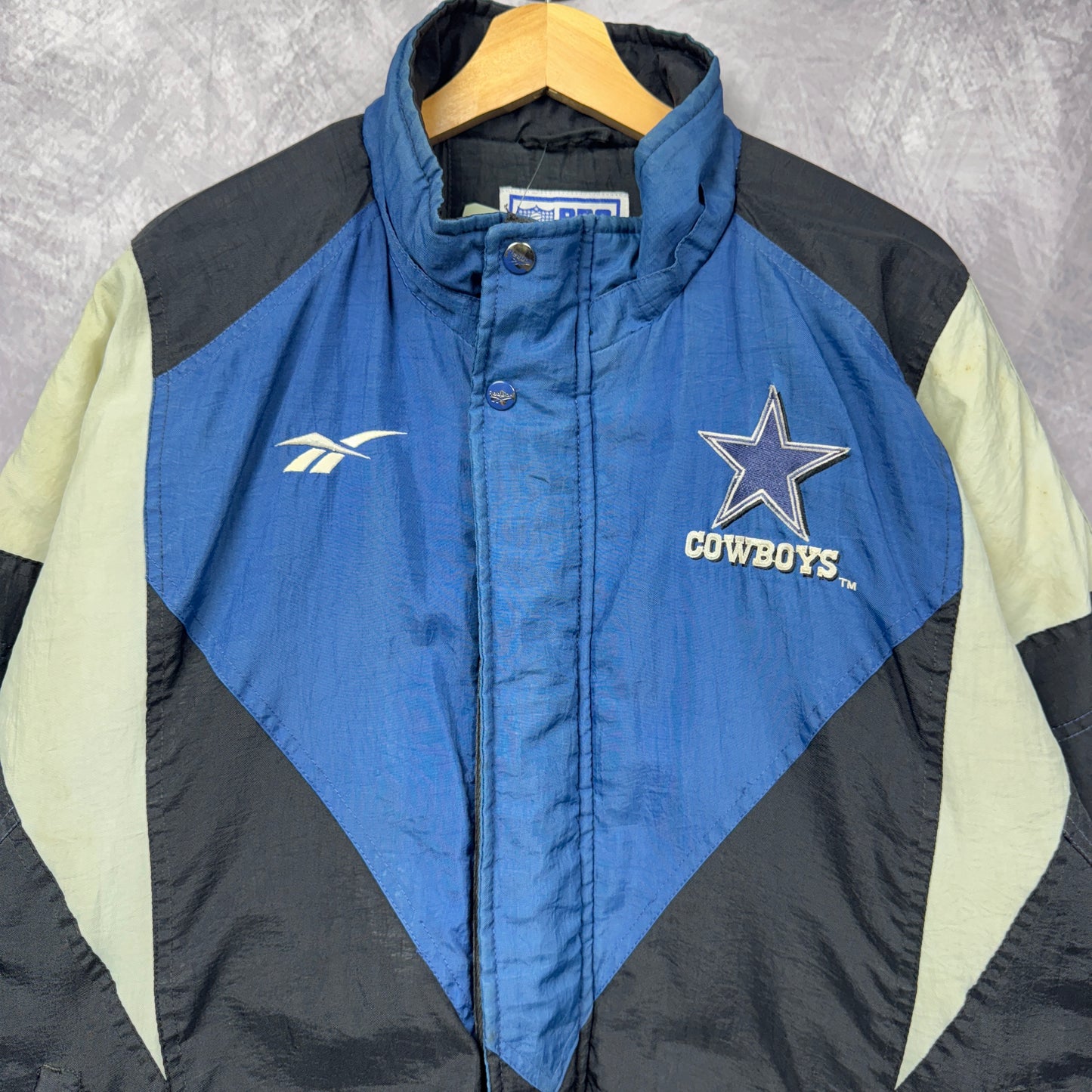 90s Multi Color Dallas Cowboys Reebok Jacket 4065