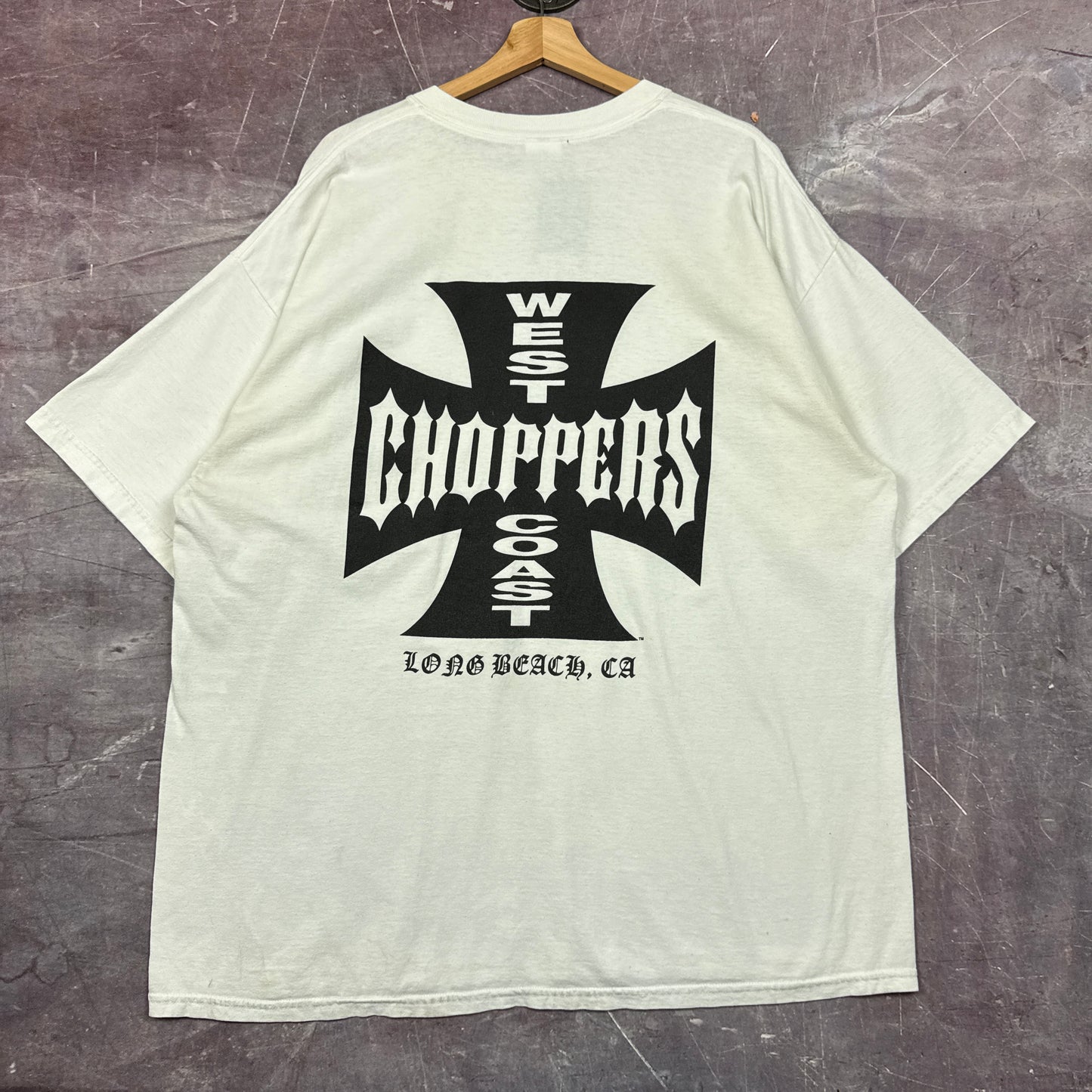 00s White West Coast Choppers Shirt 3122
