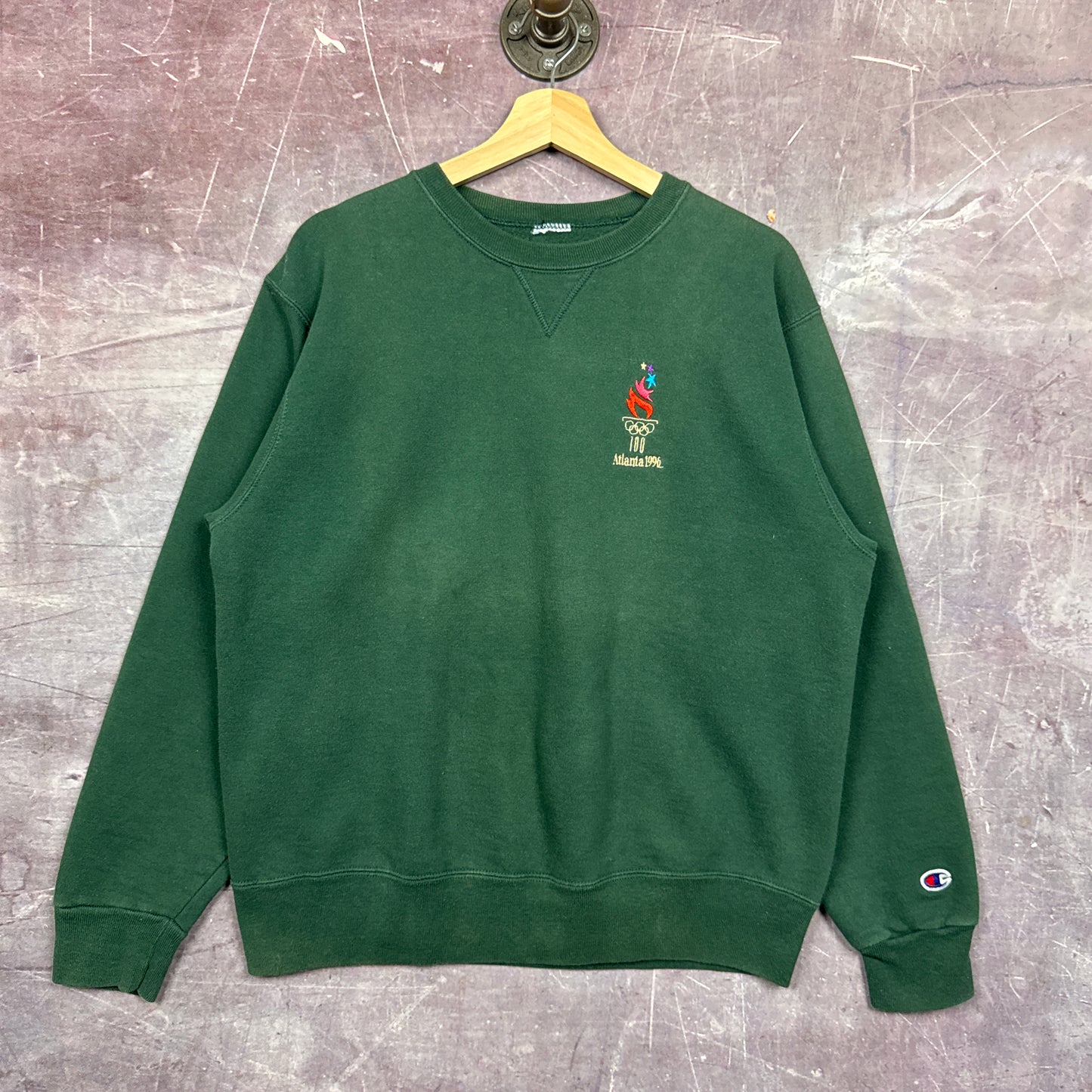 1996 Green Atlanta Olympics Sweatshirt 3486