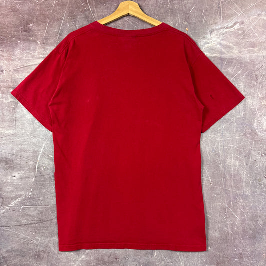 90s Red Chicago Wolves Shirt 3254