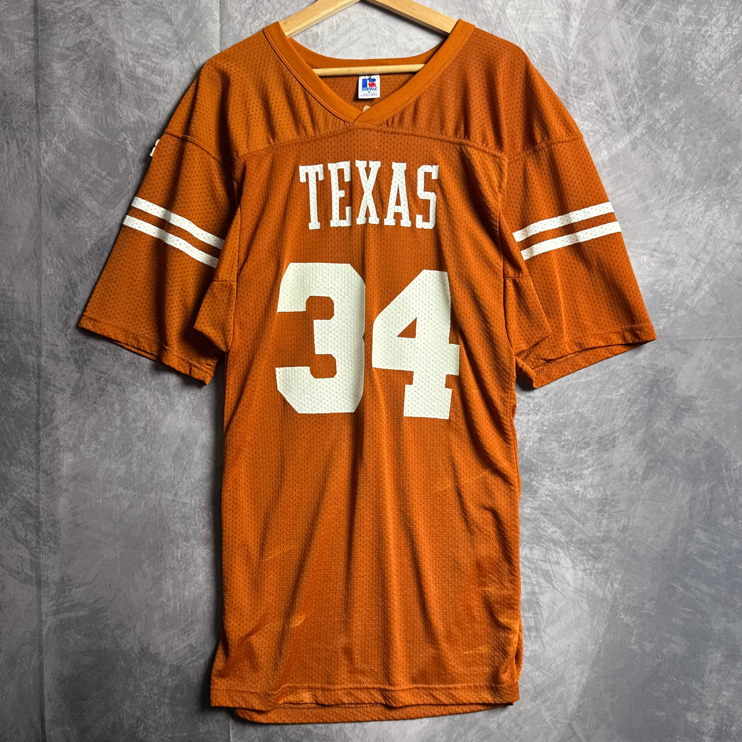 90s Orange Texas Longhorns Russell Ricky Williams #34 Jersey 4615