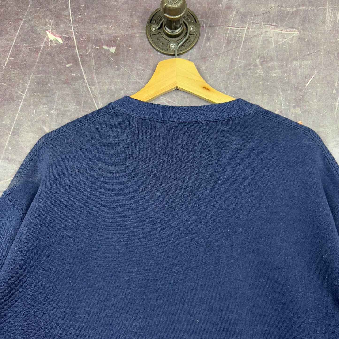 90s Navy Blue Russell University of Virginia Graphic Crewneck Sweatshirt L 1241