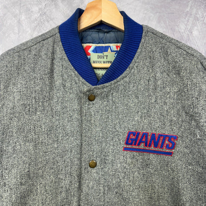 90s Grey New York Giants Wool Starter Jacket 4059