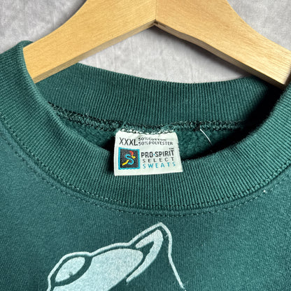 Green Don’t Mess With Classic Texas Longhorns Crewneck Sweatshirt 4401