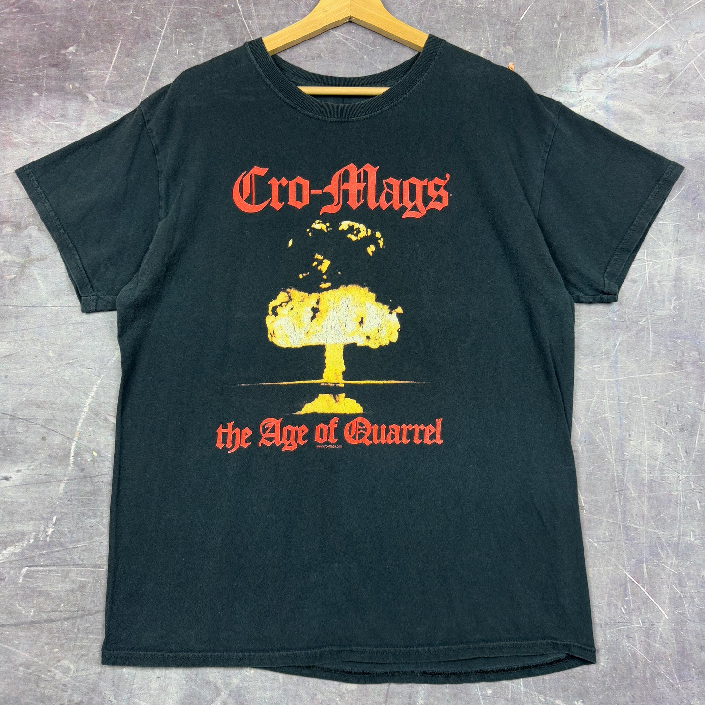 00s Black Cro-Mags The Age Of Quarrel Explosion Graphic Shirt L 1148