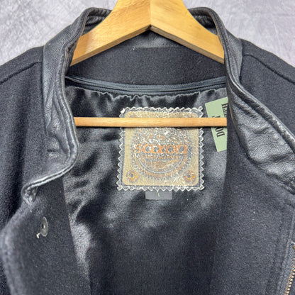 00s Black Mercedes Benz Varsity Jacket 3999