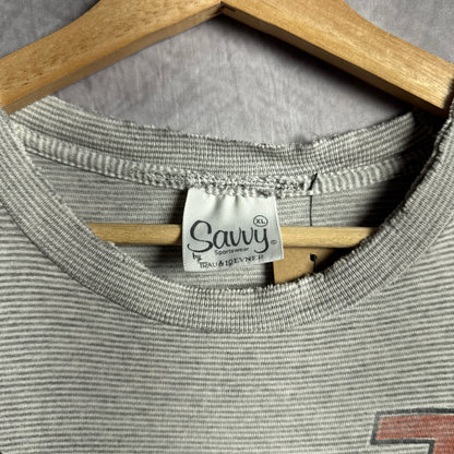 90s Grey Texas Longhorns Bugs Bunny Shirt 4559