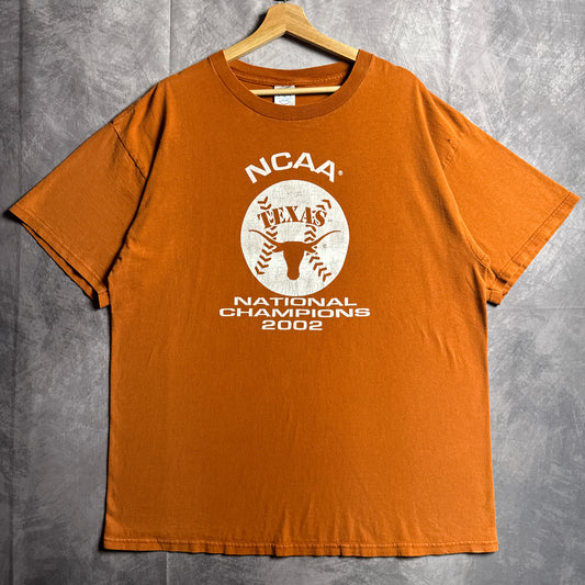 2002 Orange Texas Longhorns Baseball National Champions Shirt 4498