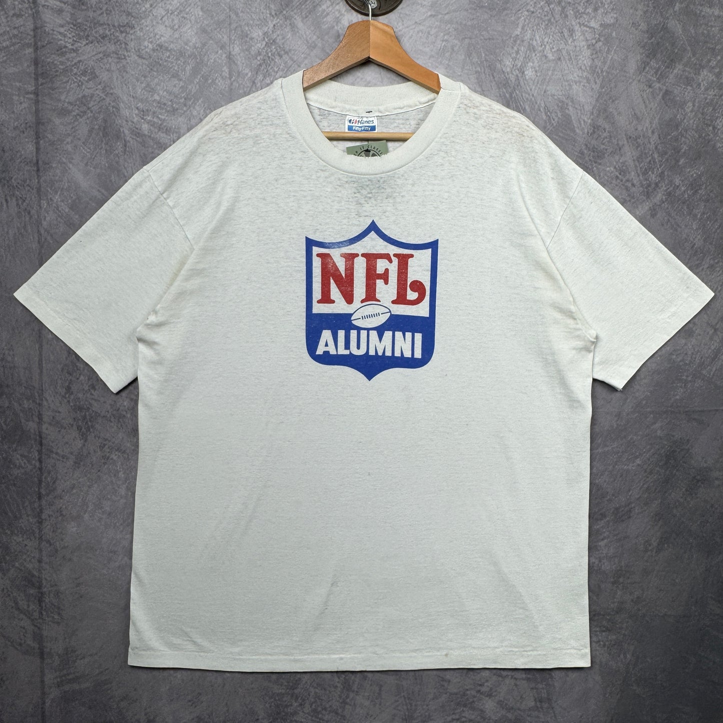 90s White NFL Alumni Shirt 4234