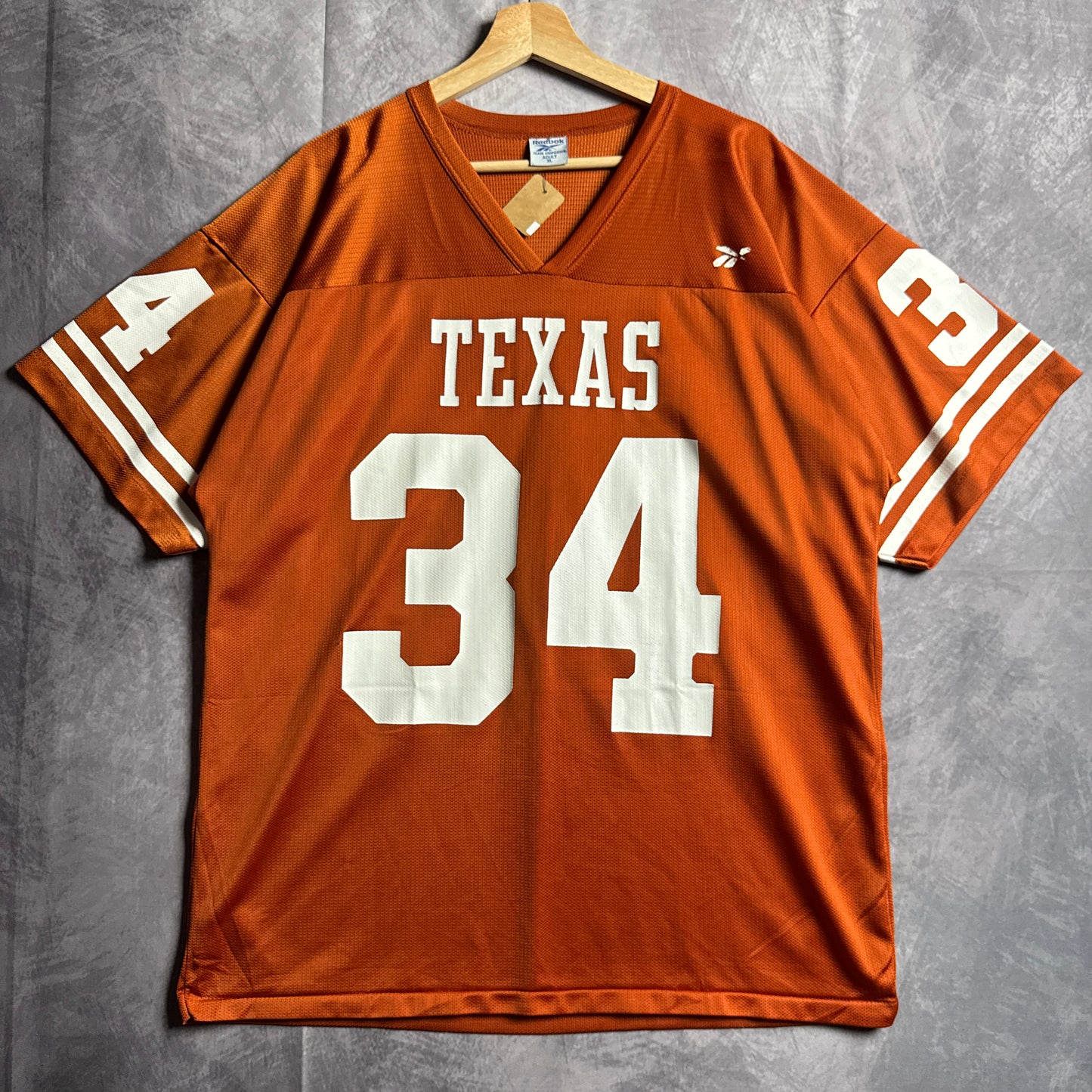 90s Orange Texas Longhorns Ricky Williams Reebok #34 Jersey 4595