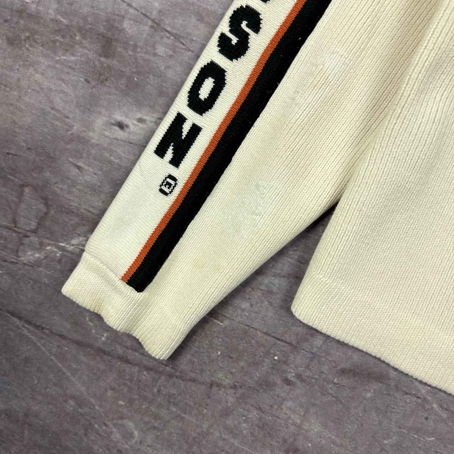90s Off White Harley Davidson Knit Sweater 3071