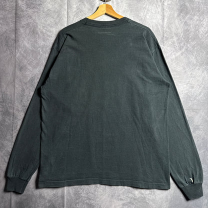 90s Black Texas Longhorns Long Sleeve Shirt 4495